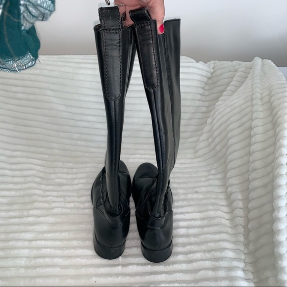 Women’s 6M CLARK’S PLAZA MARKET Black Leather Equestrian Style Riding Boots EXC - Picture 8 of 16